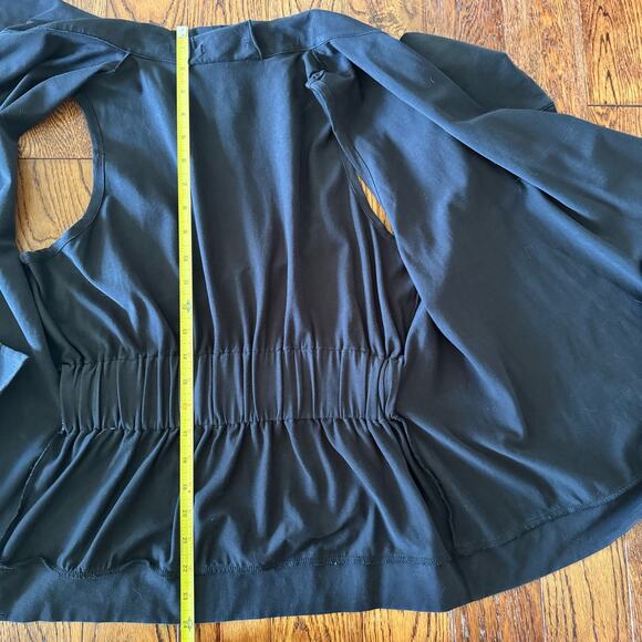 Talia Made In Peru Vest Ladies 0/S One Size Ruche Back Sleeveless Drawstring - Picture 7 of 11